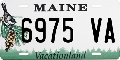 ME license plate 6975VA