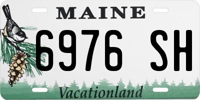 ME license plate 6976SH