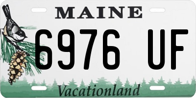 ME license plate 6976UF