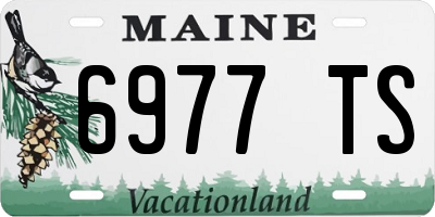 ME license plate 6977TS