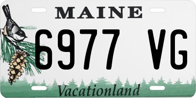 ME license plate 6977VG