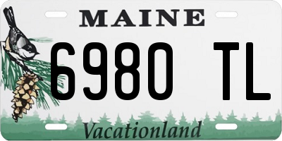 ME license plate 6980TL