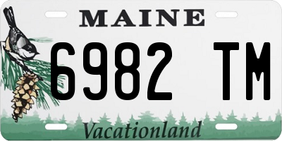 ME license plate 6982TM