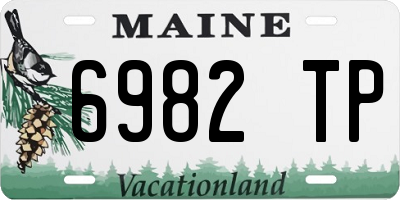 ME license plate 6982TP