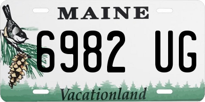 ME license plate 6982UG