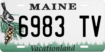 ME license plate 6983TV