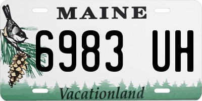 ME license plate 6983UH