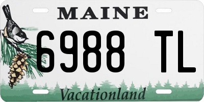 ME license plate 6988TL