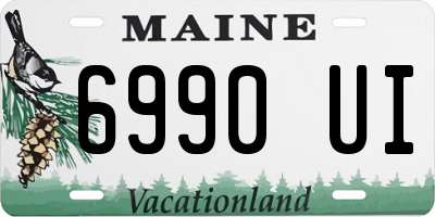 ME license plate 6990UI