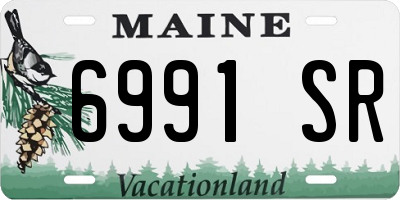 ME license plate 6991SR
