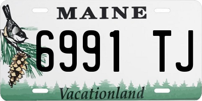ME license plate 6991TJ