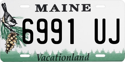 ME license plate 6991UJ