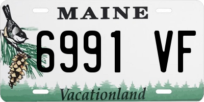 ME license plate 6991VF