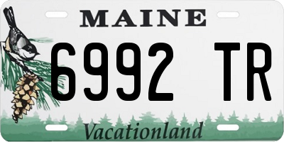 ME license plate 6992TR