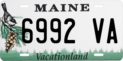 ME license plate 6992VA