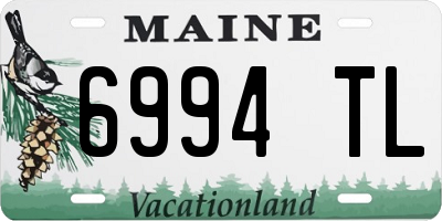 ME license plate 6994TL