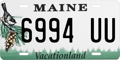 ME license plate 6994UU