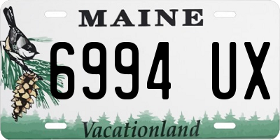ME license plate 6994UX