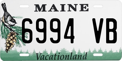 ME license plate 6994VB