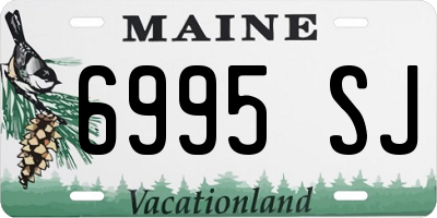 ME license plate 6995SJ