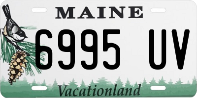 ME license plate 6995UV