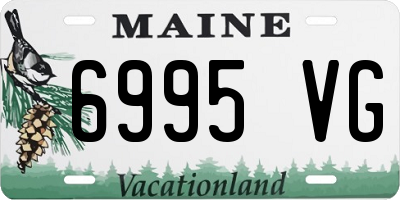 ME license plate 6995VG