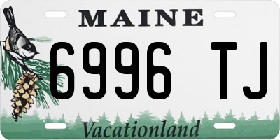 ME license plate 6996TJ