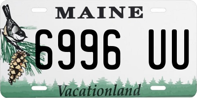 ME license plate 6996UU