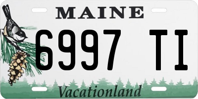 ME license plate 6997TI