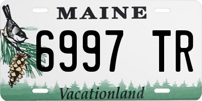 ME license plate 6997TR
