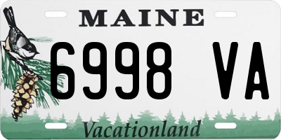 ME license plate 6998VA