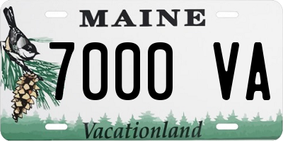 ME license plate 7000VA