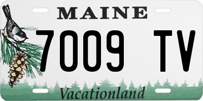 ME license plate 7009TV