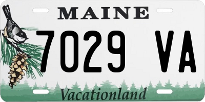 ME license plate 7029VA