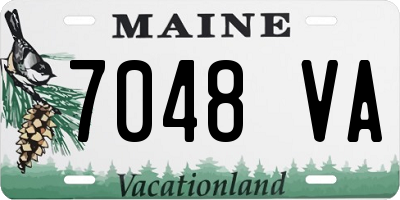 ME license plate 7048VA