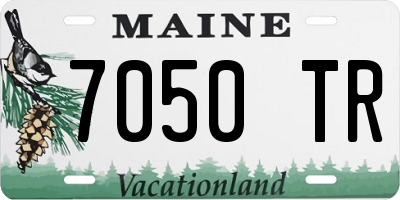ME license plate 7050TR