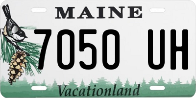 ME license plate 7050UH
