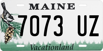 ME license plate 7073UZ