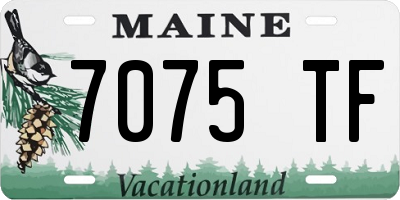 ME license plate 7075TF