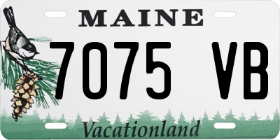 ME license plate 7075VB