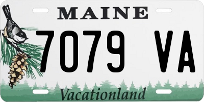 ME license plate 7079VA