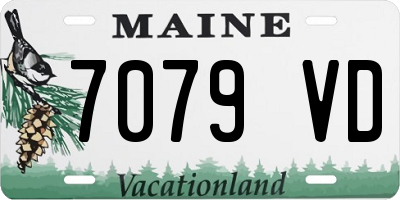 ME license plate 7079VD