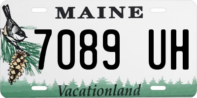 ME license plate 7089UH