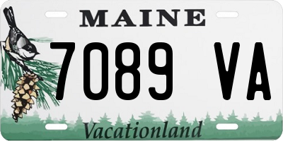 ME license plate 7089VA