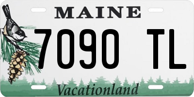ME license plate 7090TL