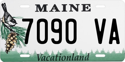 ME license plate 7090VA