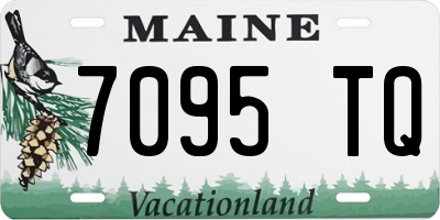 ME license plate 7095TQ