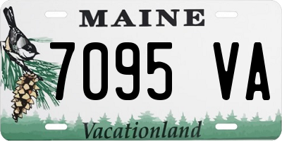 ME license plate 7095VA