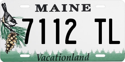 ME license plate 7112TL