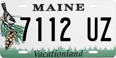 ME license plate 7112UZ